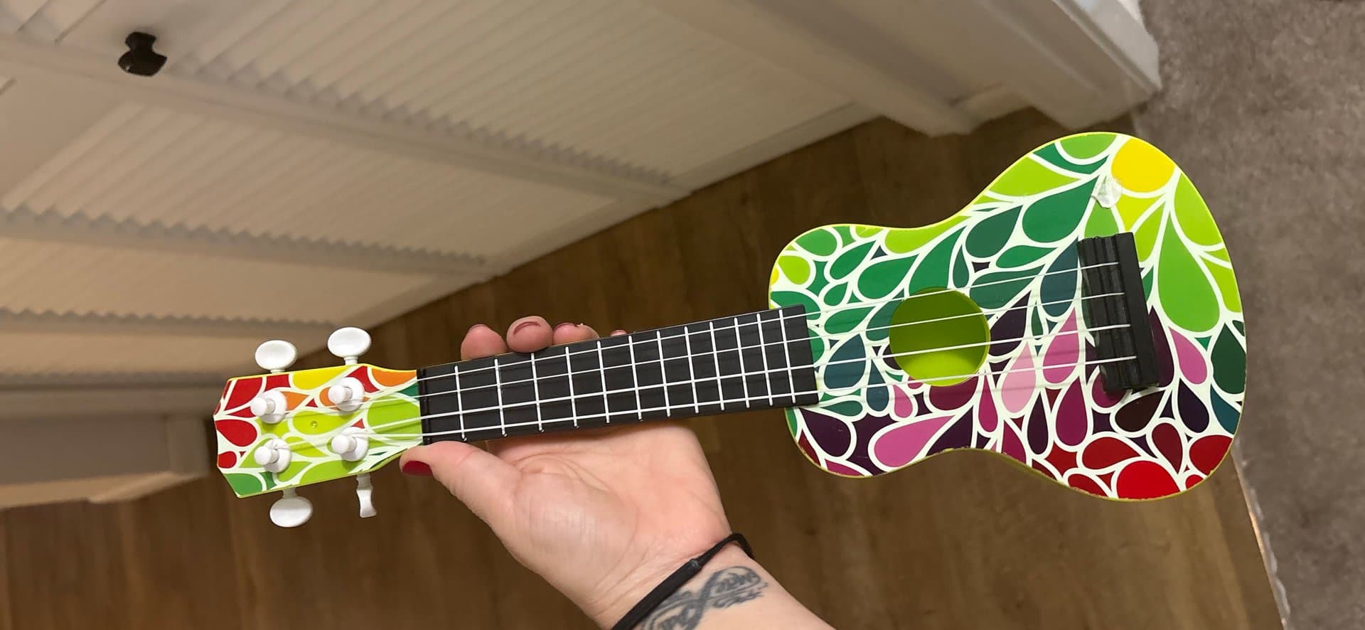 Colorful Painted Ukulele — image 1 of 1
